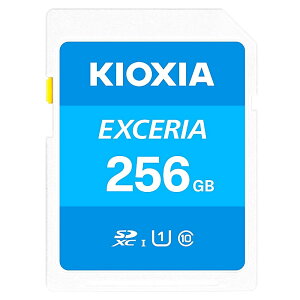 SDJ[h 256GB SDXCJ[h KIOXIA LINVA Ń EXCERIA Class10 UHS-I U1 R:100MB/s {pbP[W KLNEA256G 