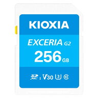 SDカード 256GB SDXCカード KIOXIA キオクシア 旧東芝メモリ EXCERIA G2 Class10 UHS-I U3 V30 R:100MB/s…