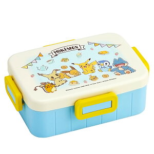 弁当箱 4点ロックランチボックス ポケットモンスター Pokemon Cafe Art SKATER スケーター 容量650ml 子供 抗菌 密閉 食洗機/電子レンジ対応 617676-YZFL7AG ◆宅 【楽天ロジ発送】