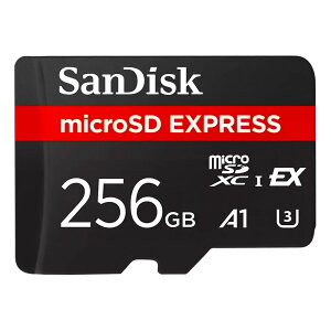 microSD Express 256GB microSDXC SDGNXvX SanDisk TfBXN EX PCIe NVMe UHS-I U3 A1 R:880MB/s W:650MB/s COe[ SDSQXFN-256G-GN4NN 