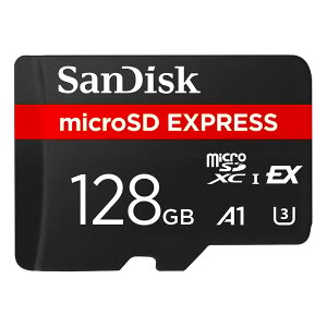 microSD Express 128GB microSDXC SDGNXvX SanDisk TfBXN EX PCIe NVMe UHS-I U3 A1 R:880MB/s W:480MB/s COe[ SDSQXFN-128G-GN4NN 