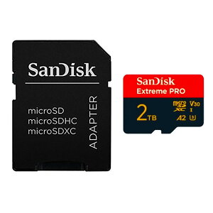}CNSDJ[h 2TB microSDXC SanDisk TfBXN Extreme PRO Class10 UHS-I U3 V30 A2 R:250MB/s W:150MB/s SDA_v^t COe[ SDSQXCD-2T00-GN6MA  yyVWz