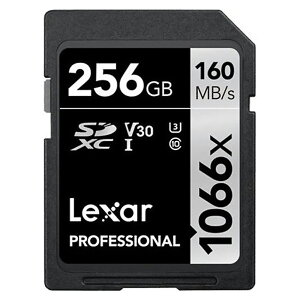 SDJ[h 256GB SDXC Lexar LT[ Professional SILVER Class10 UHS-I U3 V30 R:205MB/s W:140MB/s COe[ LSDSILV256G-BNNNG 