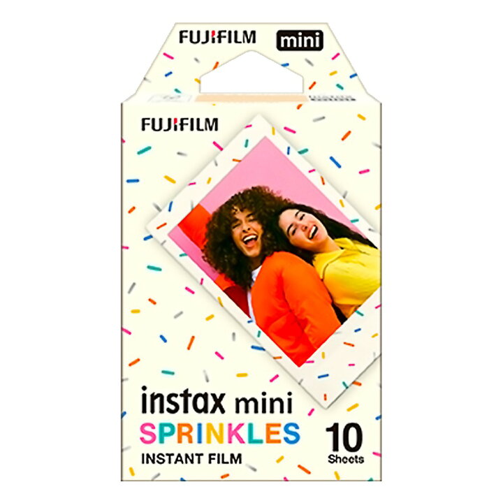 楽天市場】チェキ用絵柄フィルム instax mini用 SPRINKLES 