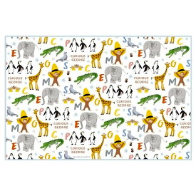 レジャーシート おさるのジョージ ZOO Sサイズ 1人用 遠足 運動会 ピクニック 防水 SKATER スケーター 子供 かわいい コンパクト サイズ90×60cm 685927-VS1 ◆メ