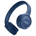 ワイヤレスヘッドホン JBL Tune 520BT Bluetooth 密閉型 連続再生57h 急速充電(USB-C) マルチポイント 並行輸入品 ブルー JBLT520BTBLU ◆宅 【楽天ロジ発送】