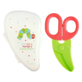 離乳食フードカッター はさみ はらぺこあおむし パステルフルーツ SKATER スケーター 可愛い かわいい プレゼント 子供 ベビー カーブ形状 ケース付き 637100-BFC1 ◆メ