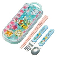 弁当用箸 トリオセット ポケモン Popping Up SKATER スケーター 子供 箸16.5cm/スプーン・フォーク13cm …
