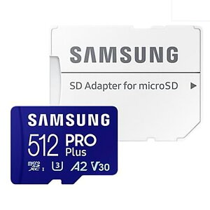 }CNSDJ[h 512GB microSDXC Samsung TX PRO Plus Class10 UHS-I U3 V30 A2 R:180MB/s W:130MB/s SDA_v^t COe[ MB-MD512SA/KR 