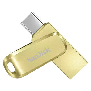 USB 256GB USB-A/C RlN^ SanDisk TfBXN Ultra Dual Drive Luxe USB Type-C USB3.2 Gen1 R:400MB/s ] S S[h COe[ SDDDC4-256G-G46GD 