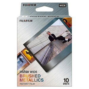 CX^gJ `FL instax WIDE BRUSHED METALLICS ubVh^bNX ChptB 10 1pbN FUJIFILM tWtB INSWIDEB-METALWW1 