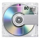 MD ミニディスク MDディスク 録音用 80分 SONY ソニー 音楽 音声 吹き込み 繰り返し録音 シンプル 透明シェル採用 Min…