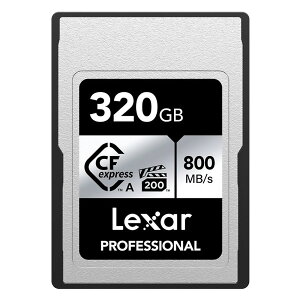 CFexpress Type-A 320GB CFGNXvX Lexar LT[ Professional SILVER R:800MB/s W:700MB/s 8K VPG200 COe[ LCAEXSL320G-RNENC 