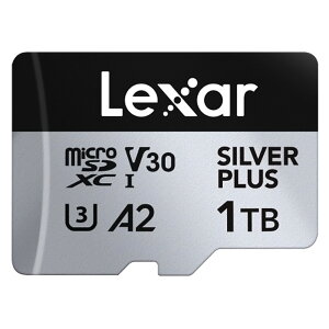 }CNSDJ[h 1TB microSDXC Lexar LT[ Professional SILVER PLUS Class10 UHS-1 U3 V30 A2 R:205MB/s W:150MB/s COe[ LMSSIPL001T-BNANG 