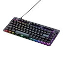 ゲーミングキーボード US配列 Vカスタム 有線 ELECOM エレコム V custom VK720A 75％サイズ ラピッドトリガー FPS TPS アナログ検知スイッチ ブラック TK-VK720ABK-EN ◆宅 【楽天ロジ発送】