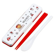 弁当用箸 ハローキティ Summer Days 音のならないコンビセット SKATER スケーター 子供 箸/スプーン18cm …