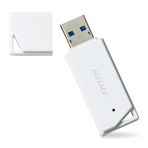 USBメモリ USB 32GB USB3.0 (USB3.1 Gen1) BUFFALO バッファロー 暗号化ソフトSecureLock Mobile2対応 R:70MB/s 小型・軽量 ホワイト RUF3-K32GB-WH ◆メ