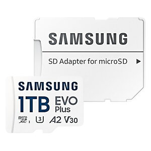 }CNSDJ[h 1TB microSDXC Samsung TX EVO Plus Gen2 Class10 UHS-I U3 V30 A2 R:160MB/s SDA_v^t COe[ MB-MC1T0SA/KR 