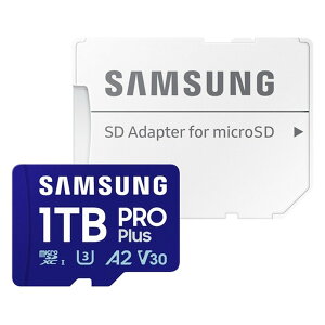 }CNSDJ[h 1TB microSDXC Samsung TX PRO Plus Class10 UHS-I U3 V30 A2 R:180MB/s W:130MB/s SDA_v^t COe[ MB-MD1T0SA/EU 