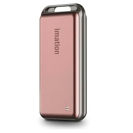 ポータブル SSD 2TB imation イメーション 外付けSSD i9 USB3.2 Gen2 R:1100MB/s W:1000MB/s USB-C 耐衝撃 メタル素材 ローズゴールド 海外リテール IM2TPS1C1N4F-RG ◆宅 【楽天ロジ発送】