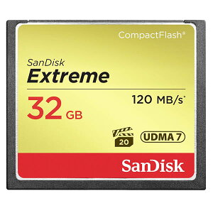 J/oNi(mF) 32GB SanDisk TfBXN RpNgtbV Extreme R:120MB/s W:80MB/s UDMA7Ή COe[ SDCFXSB-032G-G46 