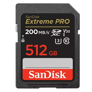 �i���j�������� 512GB SDXC�J�[�h SD�J�[�h SanDisk �T���f�B�X�N Extreme PRO Class10 UHS-I U3 V30 4K R:200MB/s W:140MB/s �C�O���e�[�� SDSDXXD-512G-GN4IN ����
