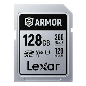 SDJ[h 128GB  ARMOR SILVER PRO SDXC UHS-II Lexar LT[ UHS-II U3 V60 R:280MB/s W:120MB/s ho h COe[ LSDAMSP128G-RNNNG 