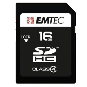 SD�J�[�h 16GB SDHC EMTEC Elite Silver CLASS4 R:25MB/s W:6MB/s �C�O���e�[�� ECMSD16GHC4 ����