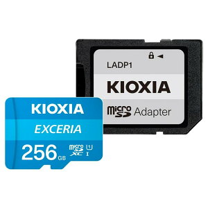 }CNSDJ[h 256GB microSDXC KIOXIA LINVA Ń EXCERIA CLASS10 UHS-I R:100MB/s SDA_v^t {pbP[W KLMEA256G 