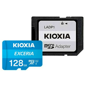�}�C�N��SD�J�[�h 128GB microSDXC EXCERIA KIOXIA �L�I�N�V�A CLASS10 UHS-I U1 R:100MB/s SD�A�_�v�^�t ���{��p�b�P�[�W KEMC-A128G ����
