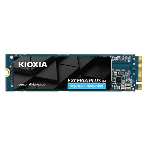 NVMe SSD M.2 2280 2TB KIOXIA LINVA EXCERIA PLUS G4 ^ PCIe Gen5 x4 R:10000MB/s W:8200MB/s COe[ LVD10Z002TG8  yyVWz