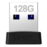 USBメモリ 128GB JumpDrive S47 超小型 Lexar レキサー 高速転送 R:250MB/s USB3.1 Gen1 USB3.0 ブラック…