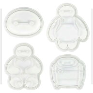 スタンプクッキー型 押し型 4個セット ベイマックス SKATER スケーター お菓子作り かわいい 子供 4種 立…