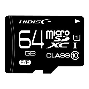 �}�C�N��SD�J�[�h 64GB microSDXC HIDISC ���C������ CLASS10 UHS-I R:90MB/s ���{��p�b�P�[�W HDMCSDX64GCL10UIJP-WOA ����