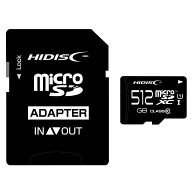 マイクロSDカード 512GB microSDXC HIDISC 磁気研究所 CLASS10 UHS-I SDアダプタ付 日本語パッケージ HDM…