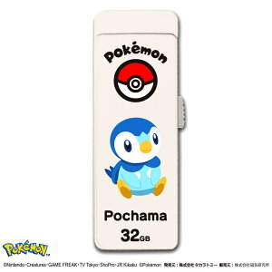 USB������ 32GB �|�P�b�g�����X�^�[ �|�b�`���} USB2.0 HIDISC �n�C�f�B�X�N �X���C�h�� ���킢�� �|�P���� �z���C�g PK2UF127S32G2PO ����