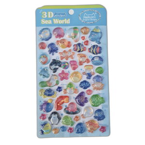 �V�[�� ���� �{���{���V�[�� �h���b�v�V�[�� �C�m���� 51366 NEKONI 3D Sticker �X�}�z �X�e�b�J�[ �f�R���[�V���� ���킢�� ���̎q �V�[���� ���� MNS-51366 ����