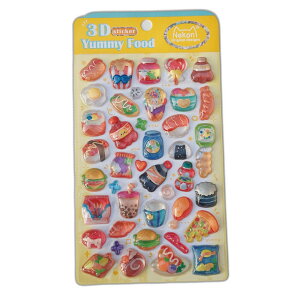 �V�[�� ���� �{���{���V�[�� �h���b�v�V�[�� �H�ו� �t�[�h 51368 NEKONI 3D Sticker �X�}�z �X�e�b�J�[ �f�R���[�V���� ���킢�� ���̎q �V�[���� ���� MNS-51368 ����