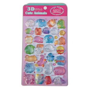 �V�[�� ���� �{���{���V�[�� �h���b�v�V�[�� ����1 51369 NEKONI 3D Sticker �X�}�z �X�e�b�J�[ �f�R���[�V���� ���킢�� ���̎q �V�[���� ���� MNS-51369 ����