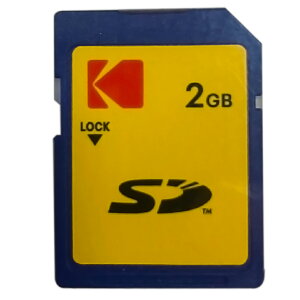 SD�J�[�h 2GB SD ��e�� KODAK �R�_�b�N SDHC/SDXC��Ή��@��ɑΉ� �C�O���e�[�� EKMSD2G10K ����