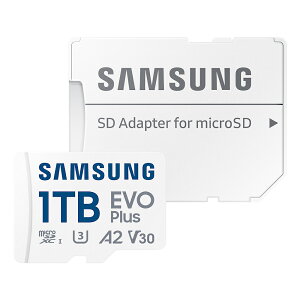 �}�C�N��SD�J�[�h 1TB microSDXC Samsung �T���X�� EVO Plus Gen2 Class10 UHS-I U3 V30 A2 R:160MB/s SD�A�_�v�^�t �C�O���e�[�� MB-MC1T0SA/EU ���� �y�y�V���W�����z