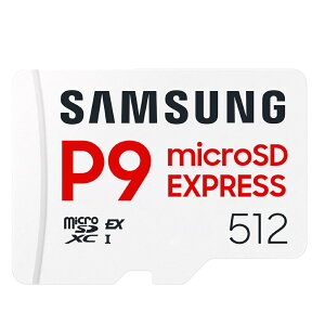 microSD Express 512GB Nintendo Switch2�Ή� Samsung �T���X�� �}�C�N��SD P9 Express UHS-I U3 V30 R:800MB/s �C�O���e�[�� MB-MK512T/WW ����