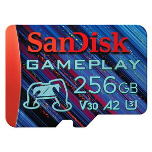 �}�C�N��SD�J�[�h 256GB microSDXC SanDisk �T���f�B�X�N GamePlay UHS-I U3 V30 A2 R:190MB/s W:130MB/s �C�O���e�[�� SDSQXAV-256G-GN6XN ����