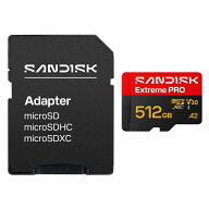 マイクロSDカード 512GB microSDXC SANDISK サンディスク Extreme PRO Class10 UHS-I U3 V30 A2 R:250MB/…