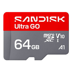 �}�C�N��SD�J�[�h 64GB microSDXC SanDisk �T���f�B�X�N Ultra GO Class10 UHS-I U1 V10 A1 R:140MB/s �C�O���e�[�� SDSQUGN-064G-GN6MN ����