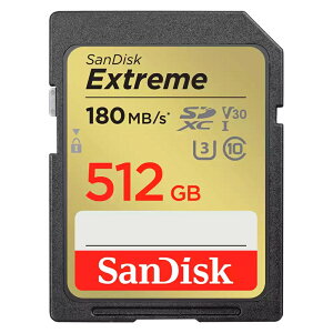 SD�J�[�h 512GB SDXC SANDISK �T���f�B�X�N Extreme GO CLASS10 UHS-I U3 V30 R:230MB/s W:150MB/s �C�O���e�[�� SDSDXGN-512G-GNCIN ���R