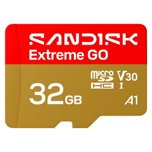 �}�C�N��SD�J�[�h 32GB microSDHC SANDISK �T���f�B�X�N Extreme GO Class10 UHS-I U3 V30 A1 R:100MB/s w:60MB/s �C�O���e�[�� SDSQXGN-032G-GN6MN ����