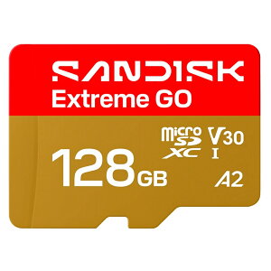 �}�C�N��SD�J�[�h 128GB microSDXC SANDISK �T���f�B�X�N Extreme GO Class10 UHS-I U3 V30 A2 R:240MB/s w:120MB/s �C�O���e�[�� SDSQXGN-128G-GN6MN ����