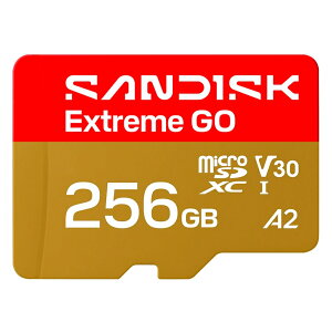 �}�C�N��SD�J�[�h 256GB microSDXC SANDISK �T���f�B�X�N Extreme GO Class10 UHS-I U3 V30 A2 R:240MB/s w:160MB/s �C�O���e�[�� SDSQXGN-256G-GN6MN ����