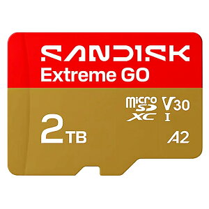 �}�C�N��SD�J�[�h 2TB microSDXC SANDISK �T���f�B�X�N Extreme GO Class10 UHS-I U3 V30 A2 R:240MB/s w:160MB/s �C�O���e�[�� SDSQXGN-2T00-GN6MN ���R